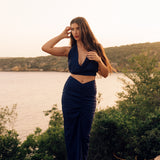 SERENA maxi skirt - indigo