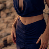 SERENA halter - indigo