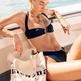 VALERIA top - indigo