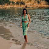 SERENA midi skirt - seafoam